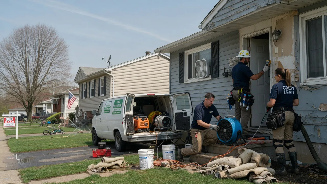 Flood Cleanup in Ludlow, IL near me