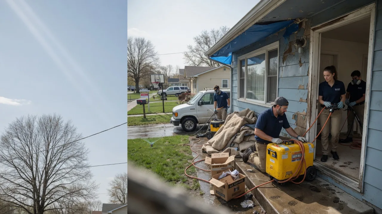 Basement Flood Cleanup in Ludlow, IL near me